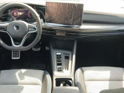 2024 Volkswagen Golf TSI R-Line 1.5-liter turbocharged 4-cylinder Engine Grey Beige Hatchback