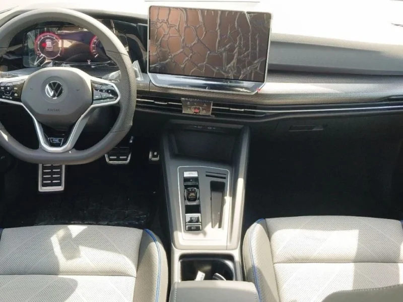 2024 Volkswagen Golf TSI R-Line 1.5-liter turbocharged 4-cylinder Engine Grey Beige Hatchback