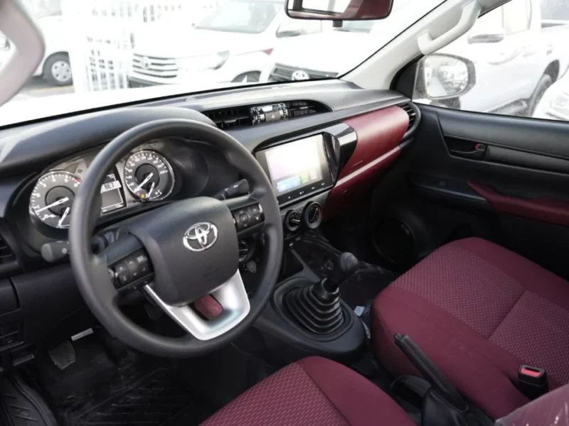2025 Toyota Hilux GLS 2.7L Inline-4 Petrol Engine Single Cabin 4WD M/T White Red Pickup