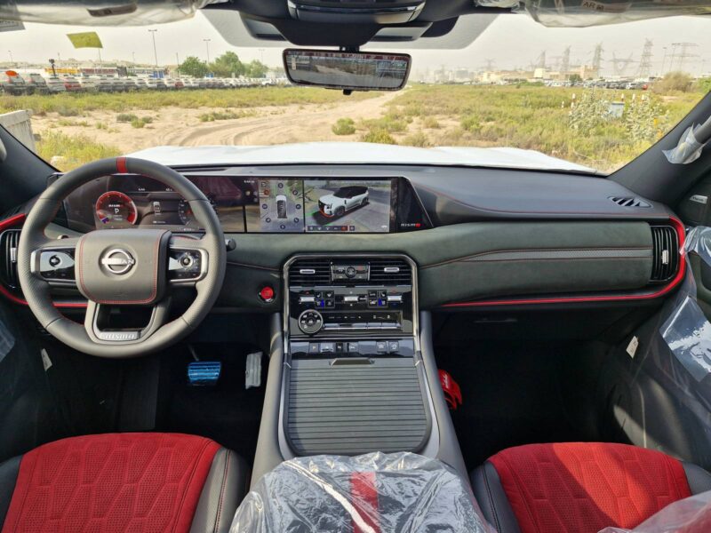 2026 Nissan Patrol Nismo 3.5L V6 Twin-Turbocharged Petrol Engine Black Red SUV