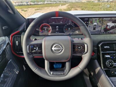 2026 Nissan Patrol Nismo 3.5L V6 Twin-Turbocharged Petrol Engine Black Red SUV