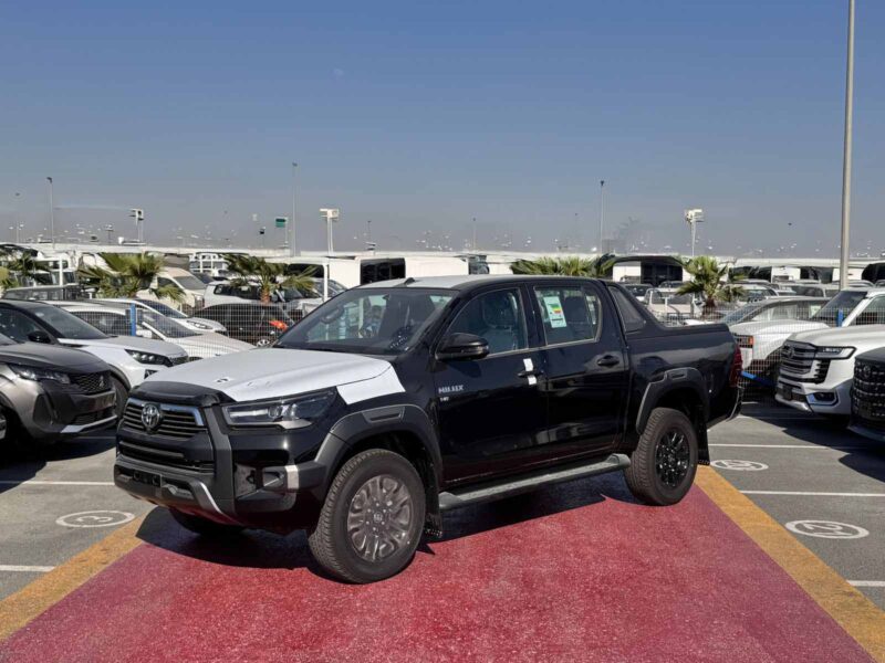 2026 Toyota Hilux Double Cab Adventure 4.0 Litres V6 Petrol Black Pickup Truck 4WD
