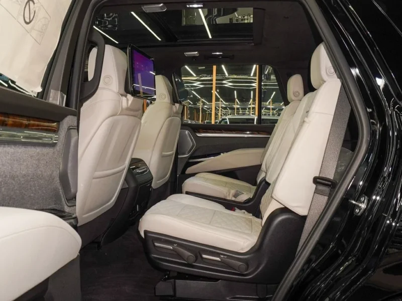 2025 Cadillac Escalade 6.2 Litres V8 Petrol Engine Black Beige SUV Automatic GCC Specs