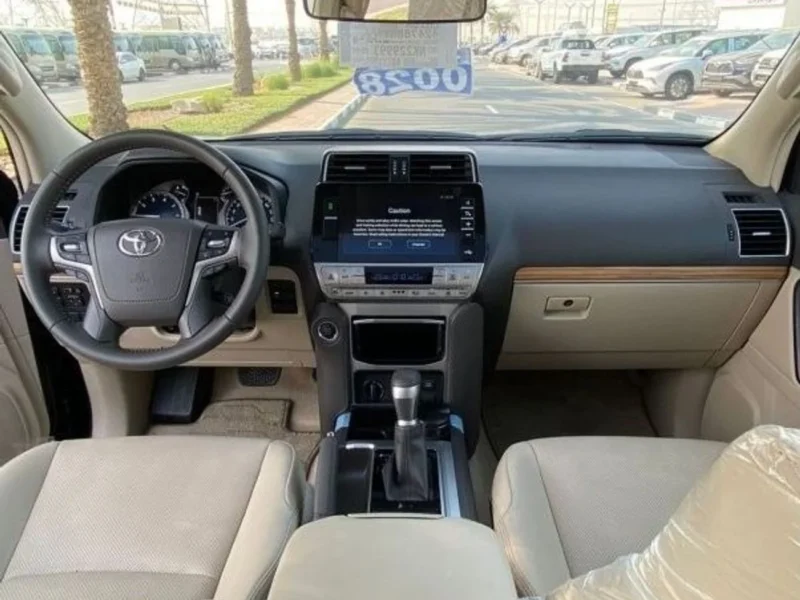 2022 Toyota Prado VXR 2.7 Litres 4 Cylinders Petrol Engine Black Beige SUV GCC