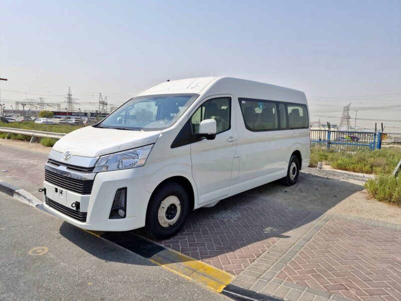 2026 Toyota Hiace Passenger Van High Roof 3.5-liter V6 Petrol Engine White Beige Van GCC
