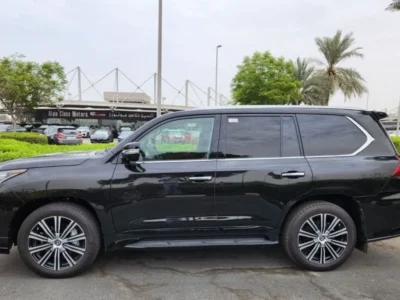 2021 Lexus LX 570 Sport 5.7 Litres 8 Cylinder Petrol Engine Black Red SUV GCC Specs