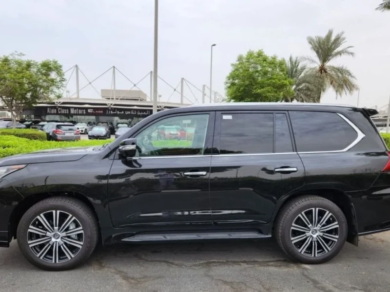 2021 Lexus LX 570 Sport 5.7 Litres 8 Cylinder Petrol Engine Black Red SUV GCC Specs