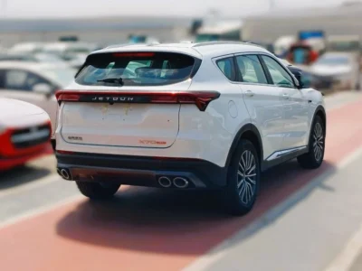 2024 Jetour X70 Plus Comfort 1.6L Turbocharged 4-cylinder Engine White Red SUV GCC