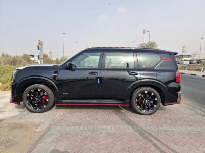 2026 Nissan Patrol Nismo 3.5L V6 Twin-Turbocharged Petrol Engine Black Red SUV