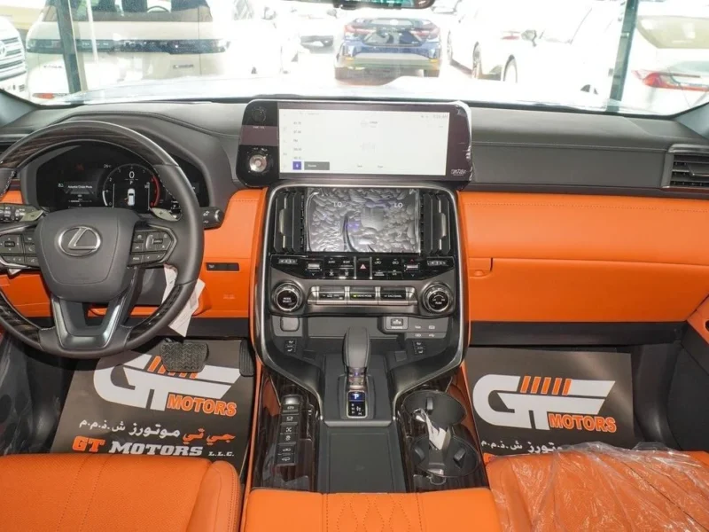 2025 Lexus LX 700h 3.5 Litres V6 Hybrid Engine Green Orange SUV Automatic GCC Specs