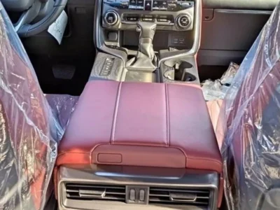 2022 Lexus LX600 Signature 3.5 Litres 6 Cylinders Petrol Engine Black Red SUV GCC