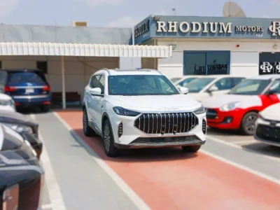 2024 Jetour X70 Plus Comfort 1.6L Turbocharged 4-cylinder Engine White Red SUV GCC