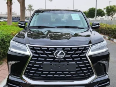 2021 Lexus LX 570 Sport 5.7 Litres 8 Cylinder Petrol Engine Black Red SUV GCC Specs