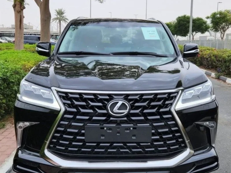 2021 Lexus LX 570 Sport 5.7 Litres 8 Cylinder Petrol Engine Black Red SUV GCC Specs