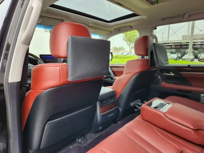 2021 Lexus LX 570 Sport 5.7 Litres 8 Cylinder Petrol Engine Black Red SUV GCC Specs