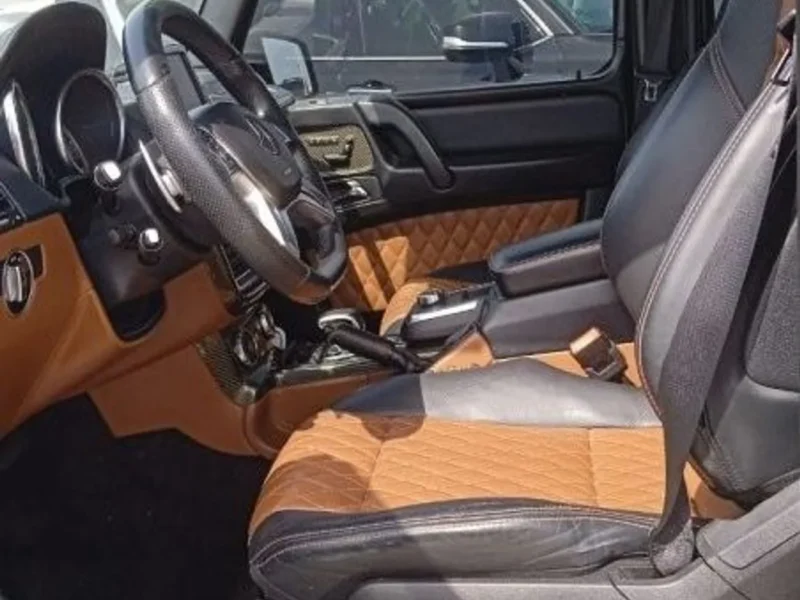 2015 Mercedes-Benz G 63 AMG 5.5-liter V8 Biturbo Engine Black Tan SUV GCC Specs