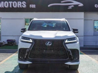 2024 Lexus LX 600 FSport 3.5 Litres V6 Petrol Engine White Red SUV GCC Specs