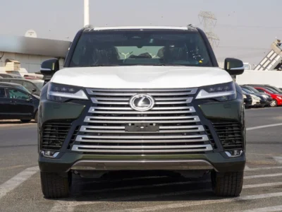 2025 Lexus LX 700h 3.5 Litres V6 Hybrid Engine Green Red SUV Automatic GCC Specs