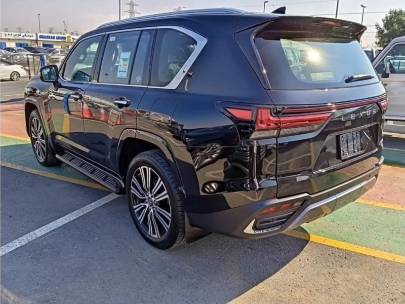2022 Lexus LX600 Signature 3.5 Litres 6 Cylinders Petrol Engine Black Red SUV GCC