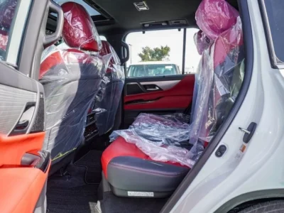 2024 Lexus LX 600 FSport 3.5 Litres V6 Petrol Engine White Red SUV GCC Specs