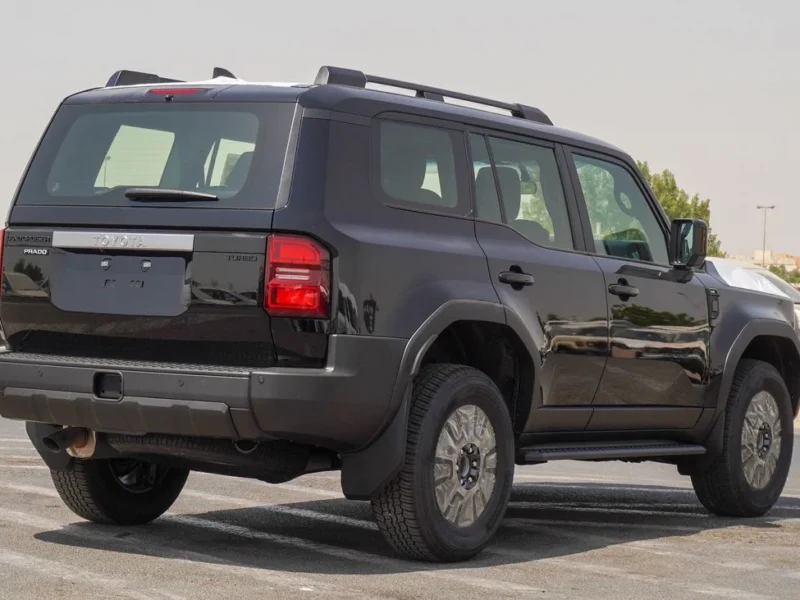 2025 Toyota Prado 2.4-liter Turbocharged 4-Cylinder Petrol Black SUV Automatic GCC