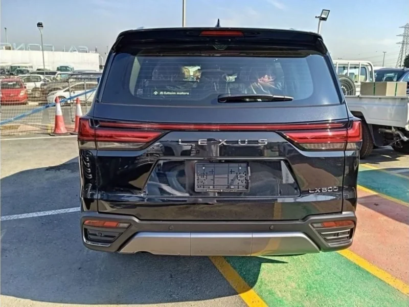 2022 Lexus LX600 Signature 3.5 Litres 6 Cylinders Petrol Engine Black Red SUV GCC