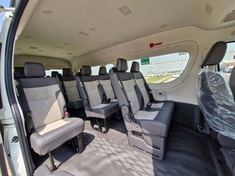 2026 Toyota Hiace Passenger Van High Roof 3.5-liter V6 Petrol Engine White Beige Van GCC
