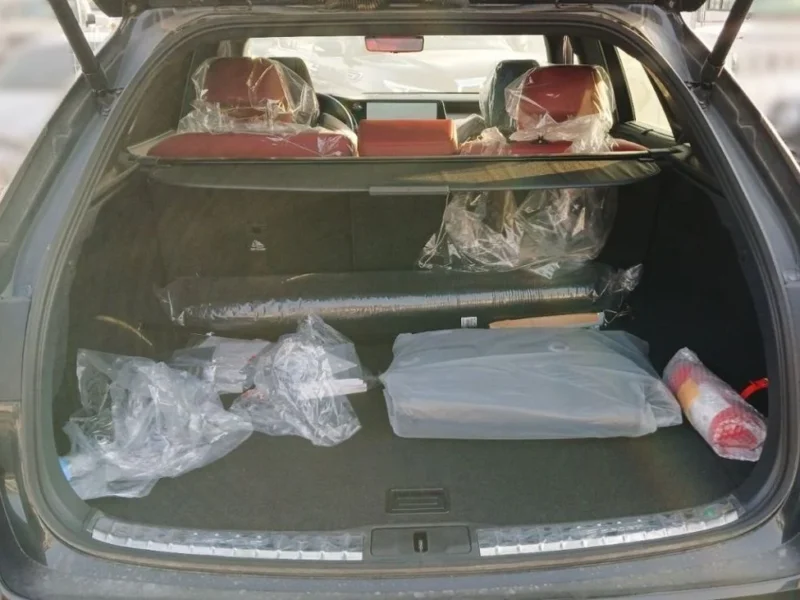 2024 Lexus RX 500h 2.4L Turbocharged Inline 4-Cylinder Hybrid Black Red SUV GCC