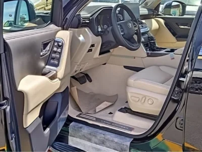 2022 Toyota Land Cruiser VXR 4.0 Litres 6 Cylinders Petrol Engine Black Beige SUV GCC