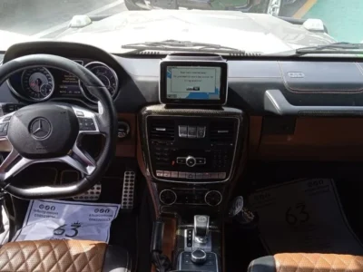 2015 Mercedes-Benz G 63 AMG 5.5-liter V8 Biturbo Engine Black Tan SUV GCC Specs