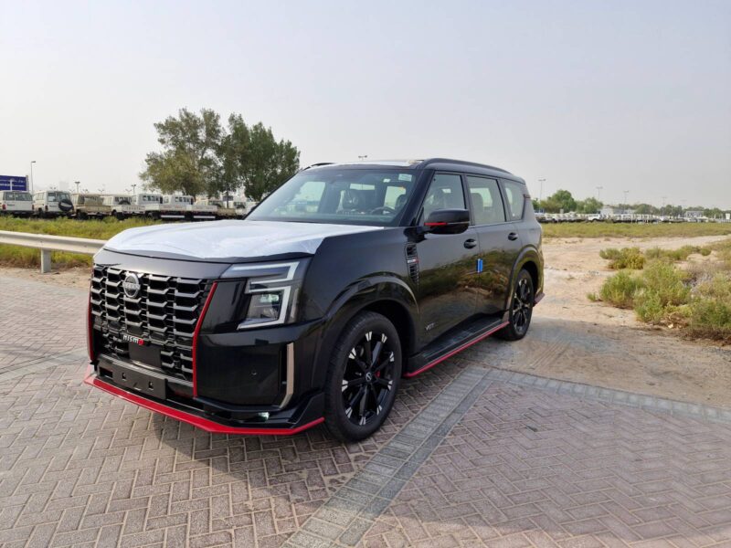 2026 Nissan Patrol Nismo 3.5L V6 Twin-Turbocharged Petrol Engine Black Red SUV