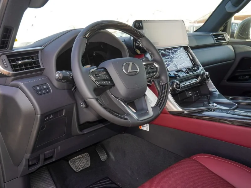 2025 Lexus LX 700h 3.5 Litres V6 Hybrid Engine Green Red SUV Automatic GCC Specs