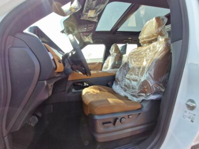 2026 Nissan Patrol LE Platinum City 3.5L V6 Twin-Turbocharged Petrol Engine White Tan SUV