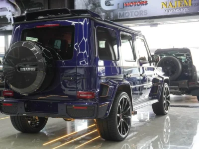 2023 Mercedes-Benz AMG G 63 Brabus 800 4.0-liter twin-turbo V8 Engine Blue Orange SUV