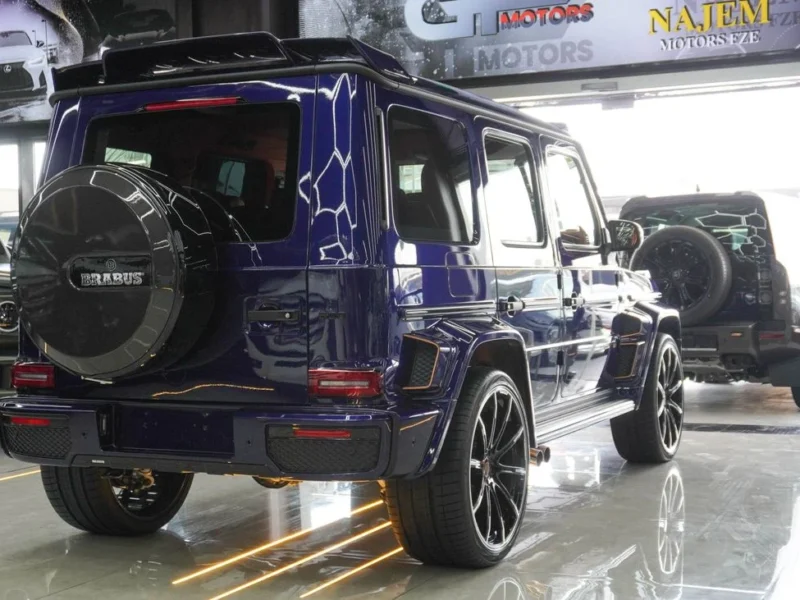 2023 Mercedes-Benz AMG G 63 Brabus 800 4.0-liter twin-turbo V8 Engine Blue Orange SUV