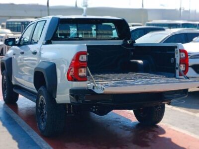 2025 Toyota Hilux GR Sport 4.0 Liters Petrol V6 Engine White Black Pickup Truck GCC Specs