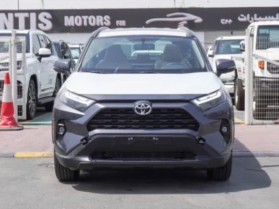 2025 Toyota RAV4 HEV 2.5L 4 Cylinders Hybrid Engine Grey Beige SUV GCC Specs