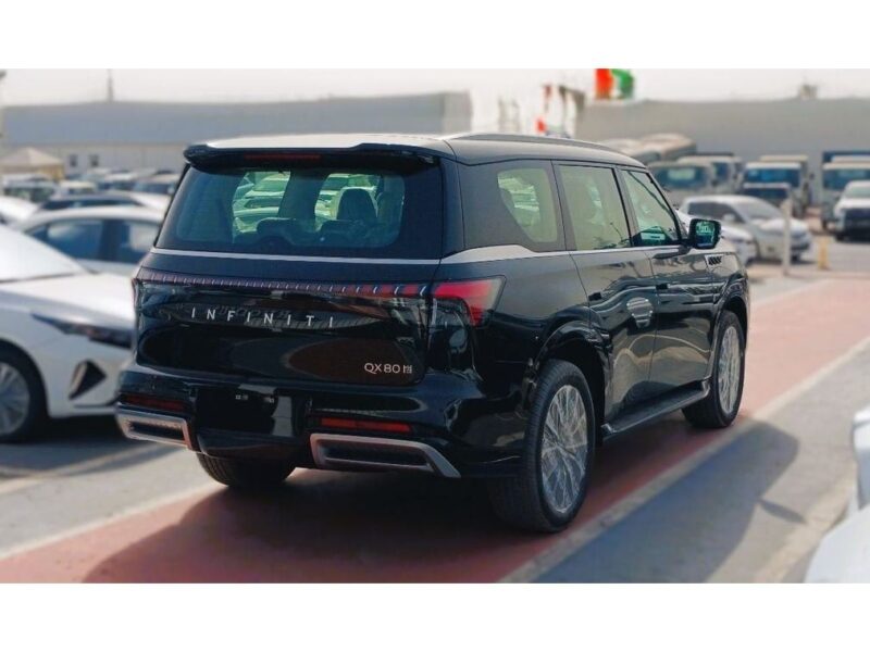2025 Infiniti QX80 Sensory 3.5L V6 Twin-Turbocharged Petrol Engine Black SUV Automatic