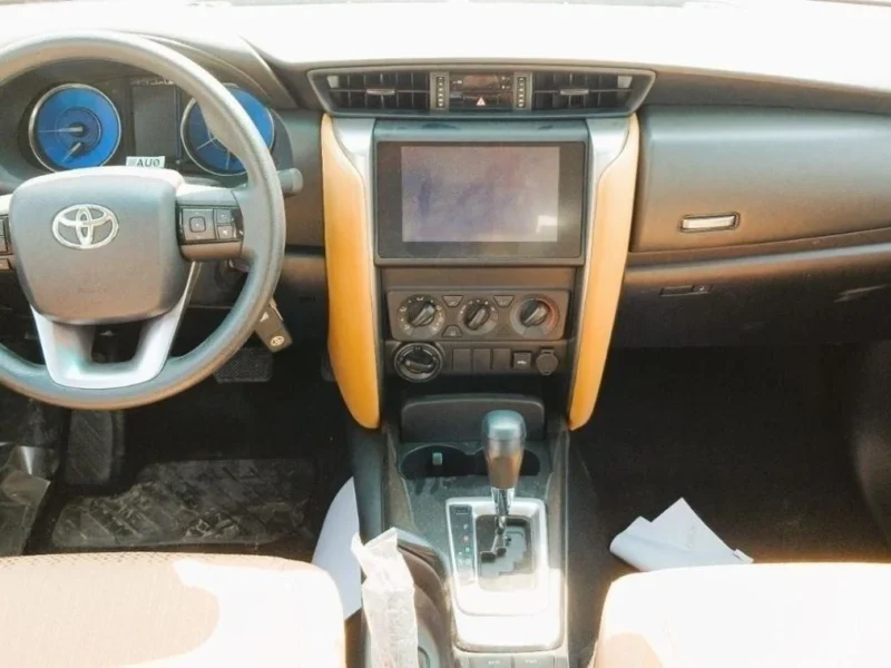 2025 Toyota Fortuner 2.7 Liters 4 Cylinders Diesel Engine White Tan SUV GCC Specs
