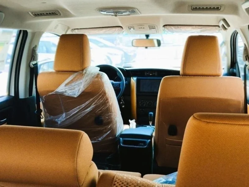 2025 Toyota Fortuner 2.7 Liters 4 Cylinders Diesel Engine White Tan SUV GCC Specs