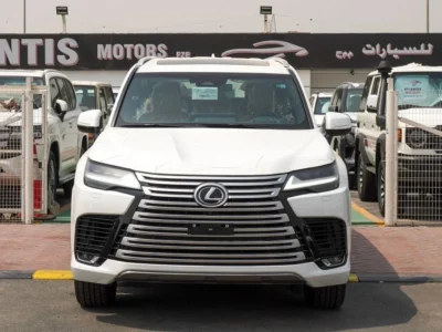 2025 Lexus LX 700h 3.5 Litres V6 Hybrid Engine White Tan SUV GCC Specs Automatic