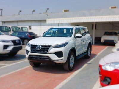 2025 Toyota Fortuner 2.7 Liters 4 Cylinders Diesel Engine White Tan SUV GCC Specs