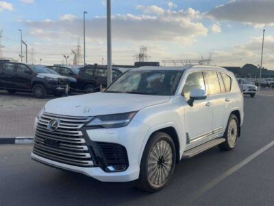 2026 Lexus LX 600 3.5L Twin-Turbocharged V6 Petrol Engine White Orange SUV GCC