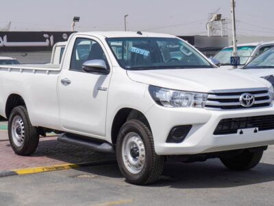 2025 Toyota Hilux GLX 2.4L 4 Cylinders DIESEL Engine White Black Pickup Truck GCC Specs