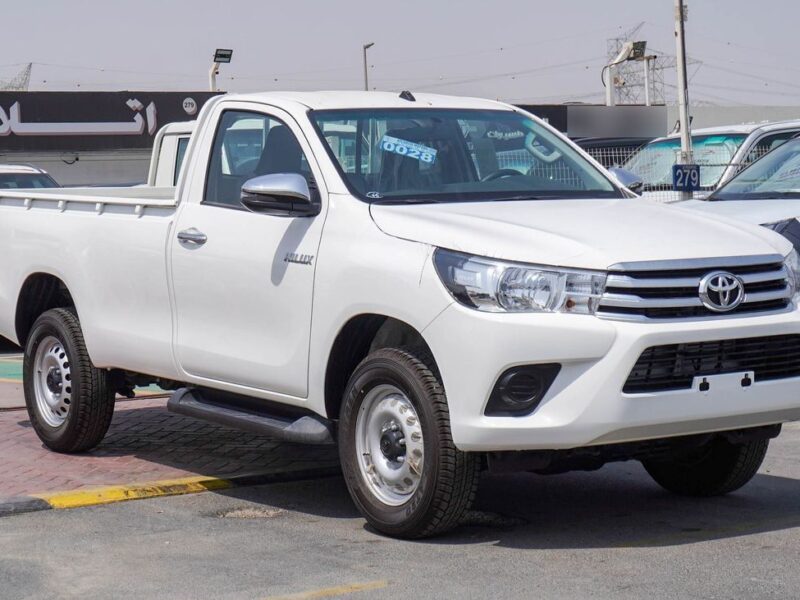 2025 Toyota Hilux GLX 2.4L 4 Cylinders DIESEL Engine White Black Pickup Truck GCC Specs