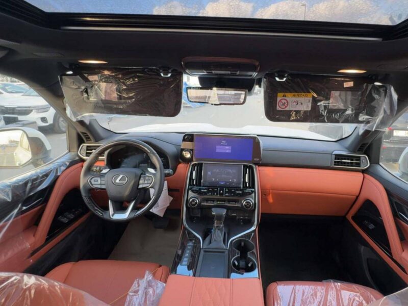 2026 Lexus LX 600 3.5L Twin-Turbocharged V6 Petrol Engine White Orange SUV GCC