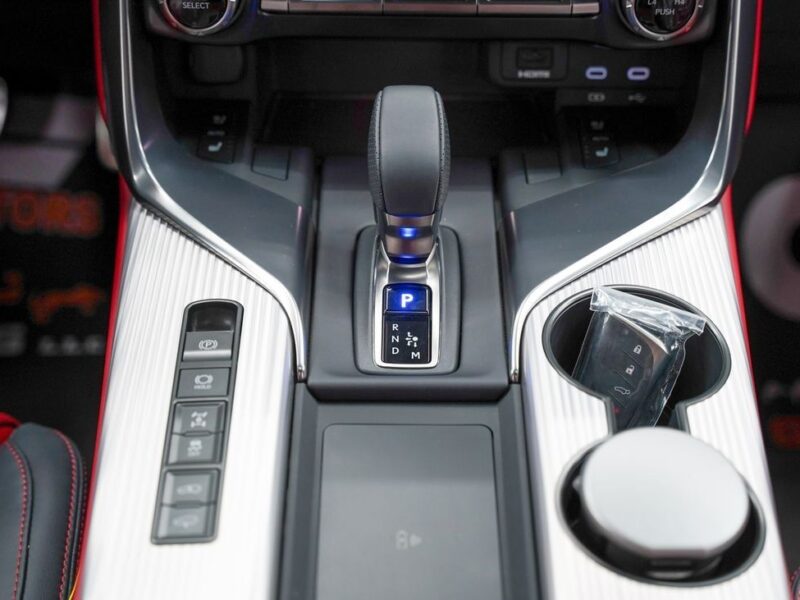 2025 Lexus LX 700h 3.4L twin-turbocharged V6 Hybrid Engine Black Red SUV GCC Specs