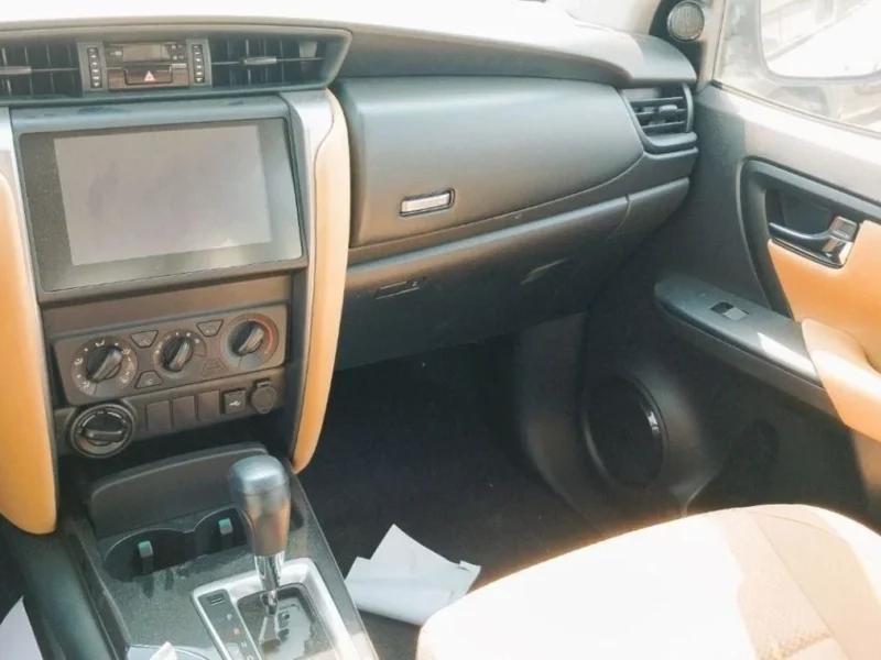 2025 Toyota Fortuner 2.7 Liters 4 Cylinders Diesel Engine White Tan SUV GCC Specs