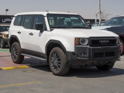 2025 Toyota Prado 2.8 Litres 4 Cylinders Diesel Engine White Black SUV GCC Specs