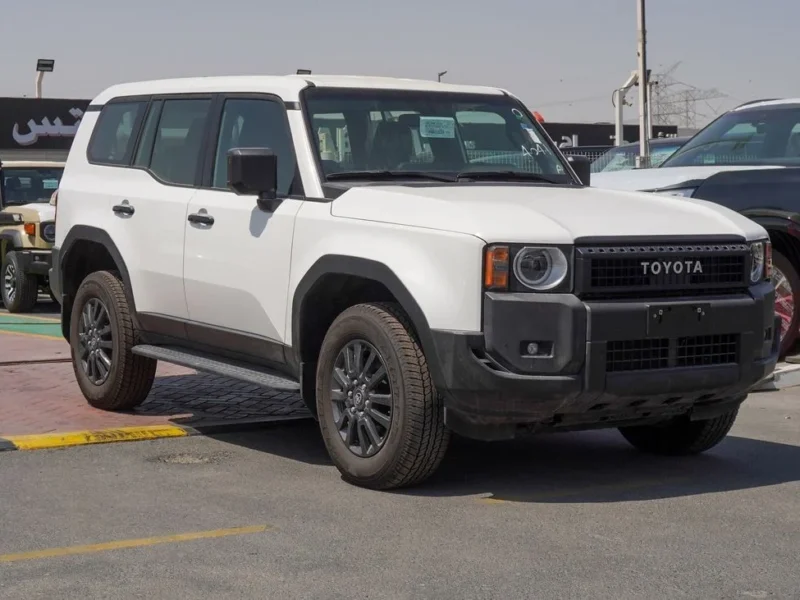 2025 Toyota Prado 2.8 Litres 4 Cylinders Diesel Engine White Black SUV GCC Specs